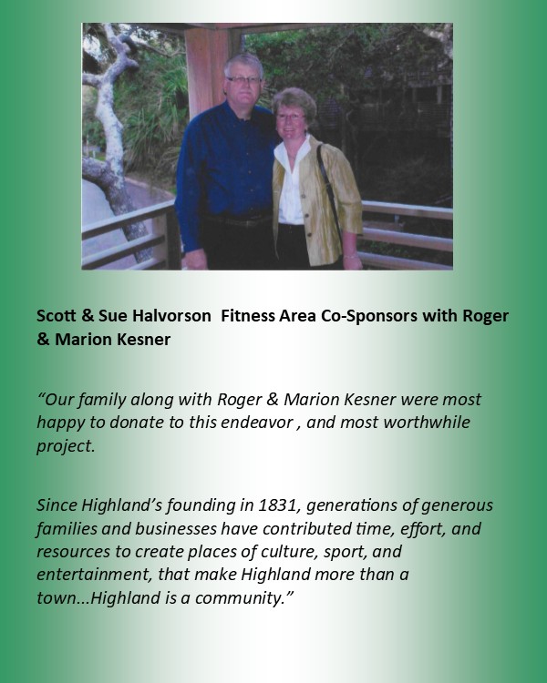 Fitness Area Sponsor